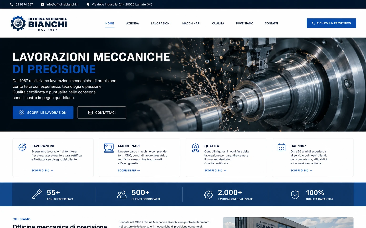 Un sito rimesso a nuovo dopo il restyling